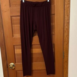 Maurices Deep Burgundy Leggings